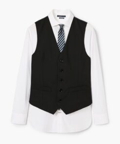 Alternative view of Slim-fit striped cotton blazer